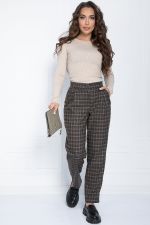 Брюки Леди Гамильтон (серо-коричневые) Б11322 LT Collection