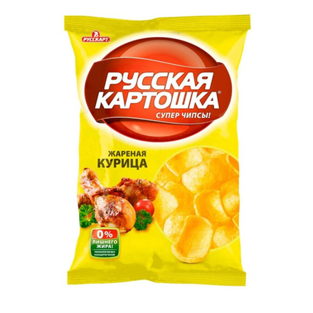 Чипсы Русская Картошка жареная курица 20 гр