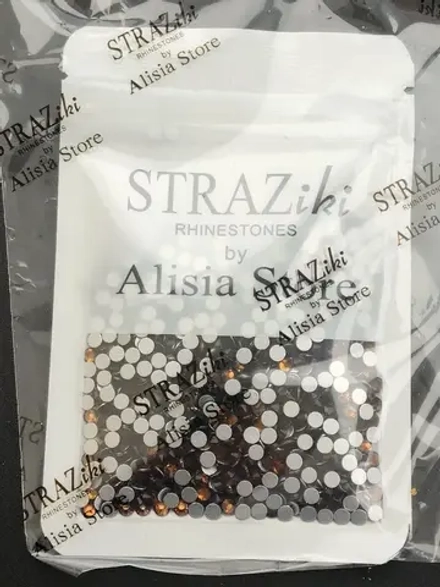 Стразы холодной фиксации стекло ss16 Smoked Topaz