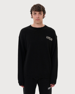 COMME DES FUCKDOWN ДЖЕМПЕР ЧЕРНЫЙ