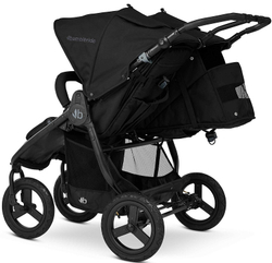 Детская коляска для двойни Bumbleride Indie Twin 2 в 1 Black