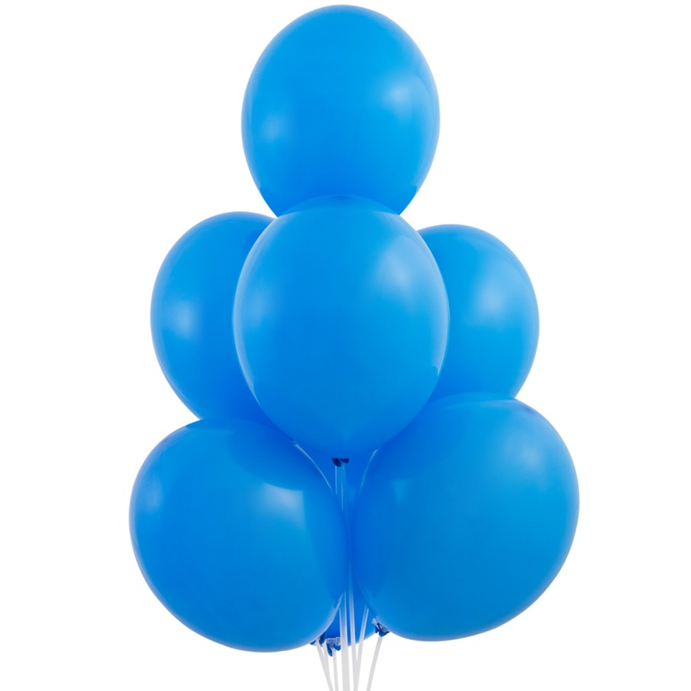 Синий воздушный шар, 36 см
