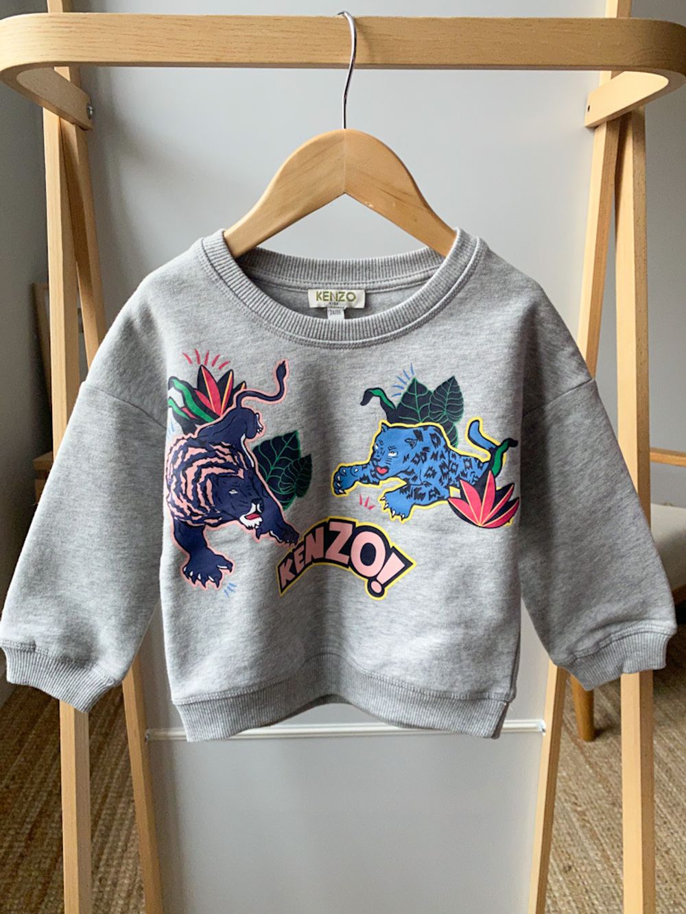 Новый свитшот из хлопка Kenzo, 92