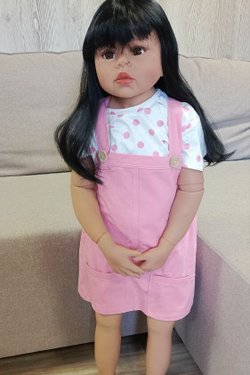 УЦЕНКА1 Кукла Реборн ростовая 98см в пакете (FA-260)