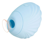 Голубой вакуум-волновой стимулятор клитора Scall (Цвет: голубой)