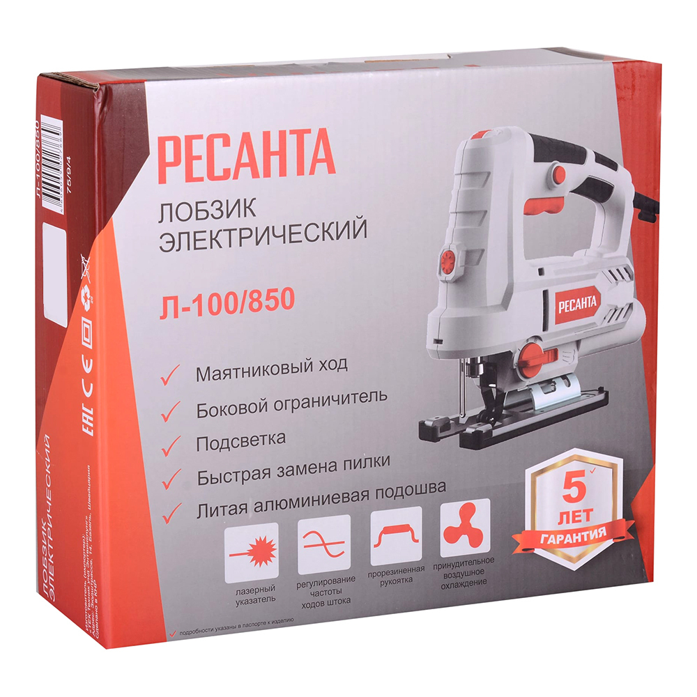 Лобзик электрический Ресанта Л-100/850