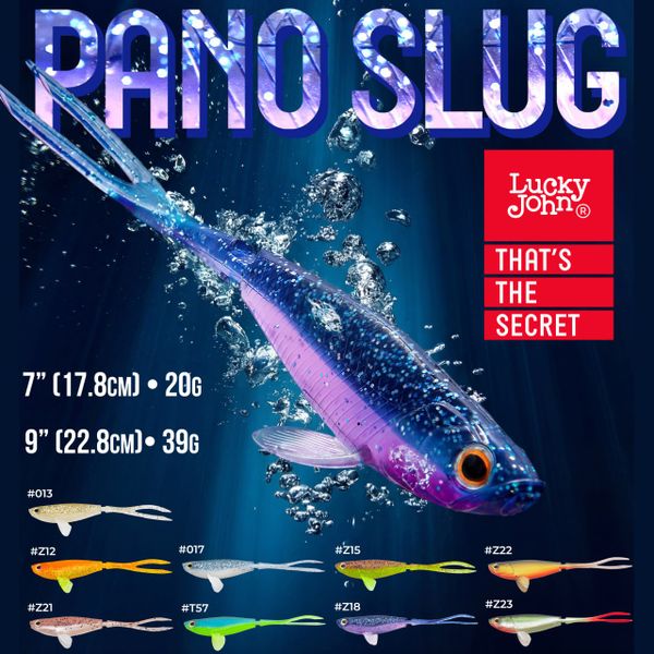 Силиконовые приманки Lucky John Pano Slug - новинка 2026 Силиконовые приманки Lucky John Pano Slug - новинка 2026