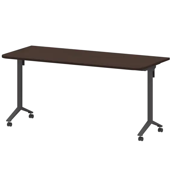 Стол мобильный складной радиусный МБ22-160.70Р  1600x700x750 Моби