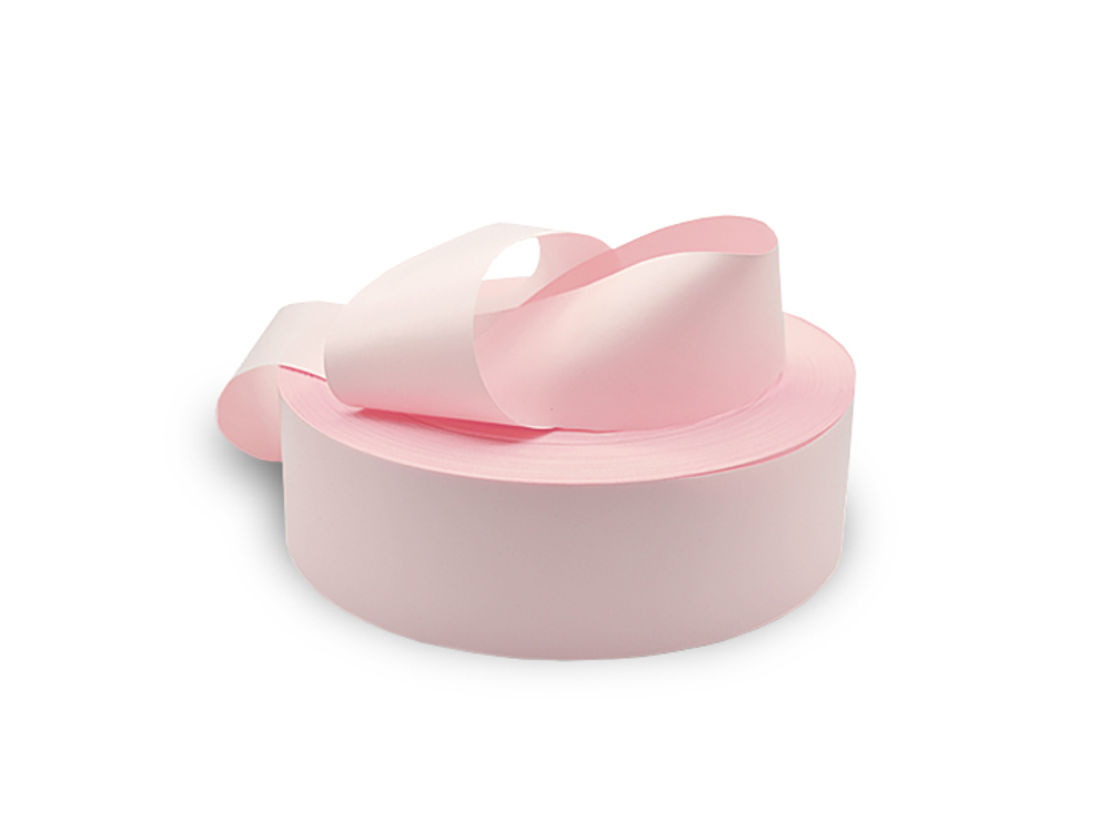 Плиссированная лента МАТОВАЯ 25/40 Светло-Розовая