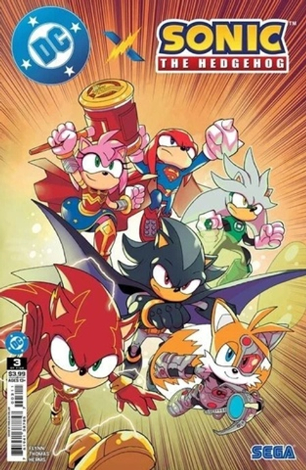 Комикс DC X Sonic the Hedgehog #3