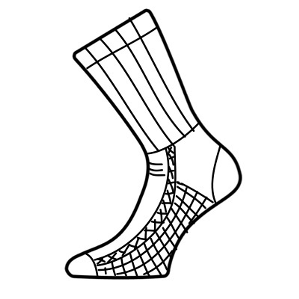 Носки Lasting TSR 620, bamboo+polypropylene, темно-зеленый, размер L , TSR620-L