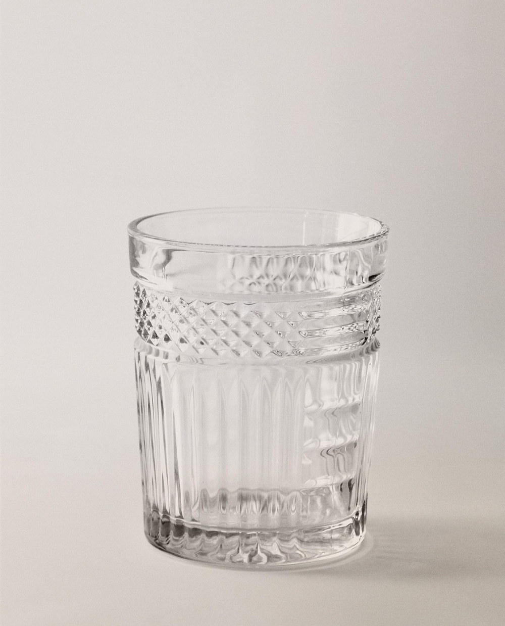 Zara Home стакан из стекла, цвет прозрачный, 10.6 см