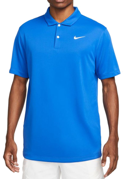 Мужское теннисное поло Nike Men's Court Dri-Fit Solid Polo - game royal/white