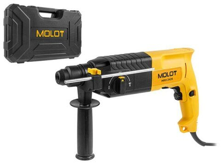 Перфоратор MOLOT MRH 2426 в чем. 650 Вт, 2.6 Дж, 24 мм.