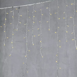Светодиодная бахрома 5*0,9 м., 348 желтых LED ламп, силиконовый прозрачный провод, Beauty Led (ECC348-10-2Y)