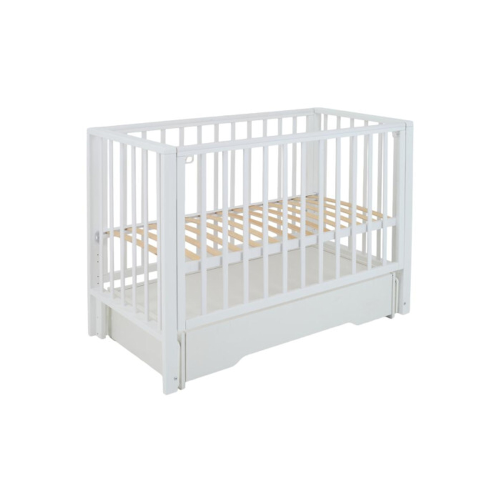 Кровать детская 120*60 RANT "BERGEN" (арт.770) универ маят/ящ Cloud White