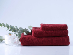 Набор полотенец 3шт Claire Batiste Atelier Ile темно-пурпурный