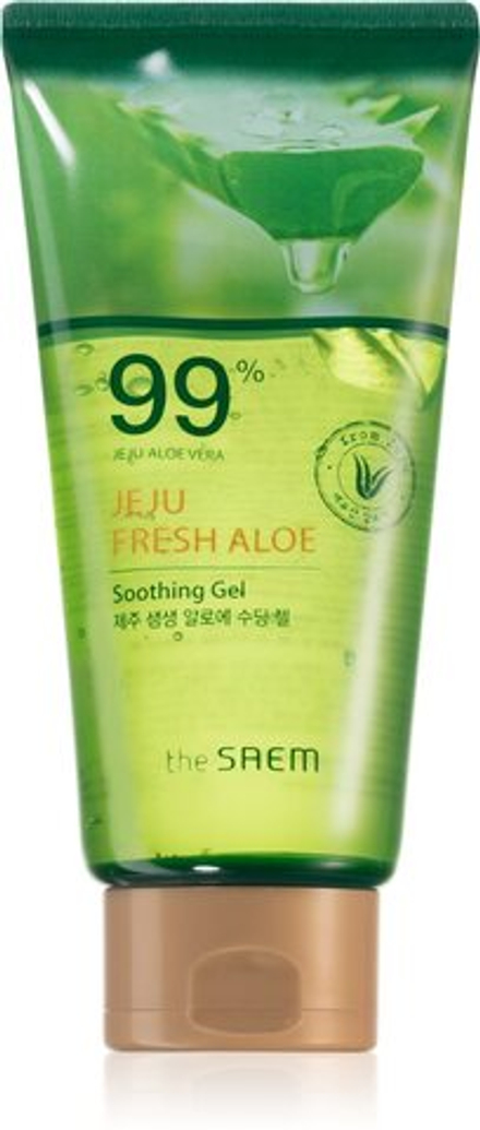 The Saem Jeju Fresh Aloe 99% - успокаивающий увлажняющий гель /   300  ml  / GTIN 8806164157695
