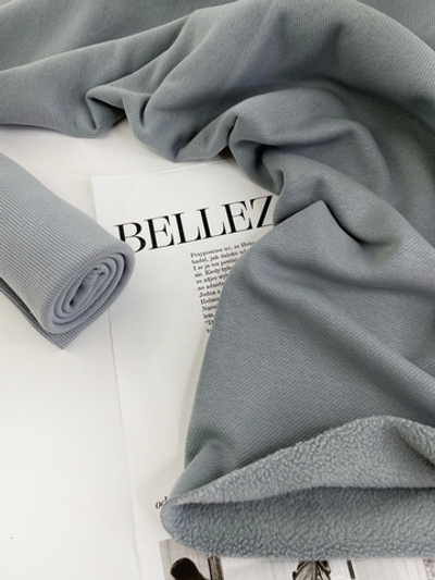 СВЕТЛО-СЕРЫЙ - Кашкорсе с лайкрой, компакт пенье (МП962)