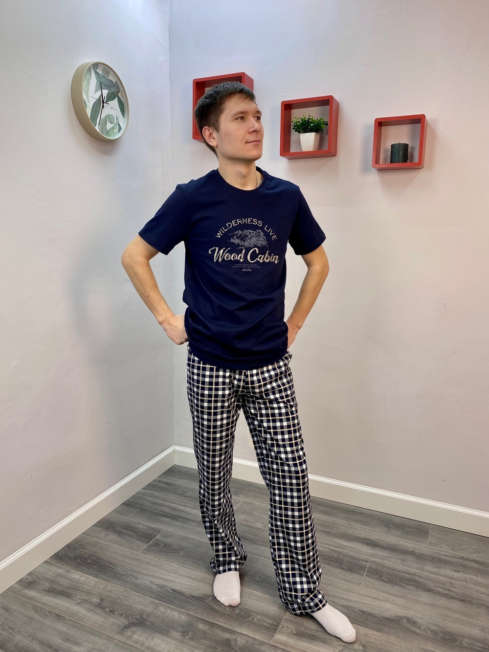 Пижама мужская "Альпы К.П" брюки (Оптима)