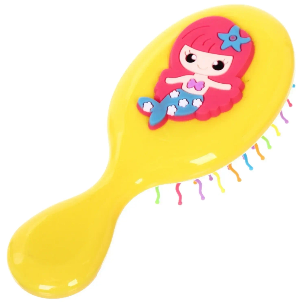 Расчёска массажная «Little darling - Русалочка», цвет микс,13,8*6см