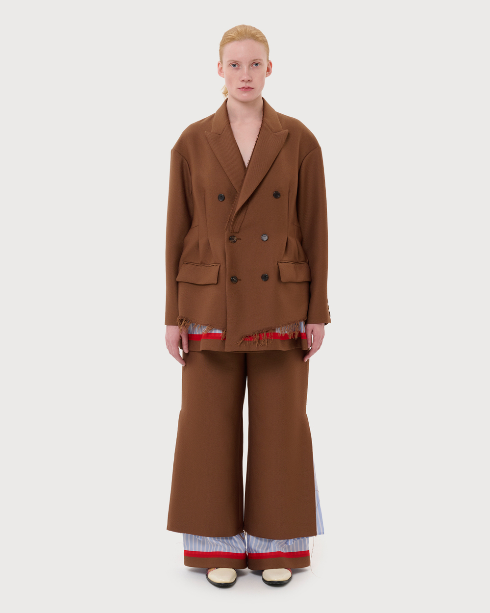 UNDERCOVER БРЮКИ КОРИЧНЕВЫЕ