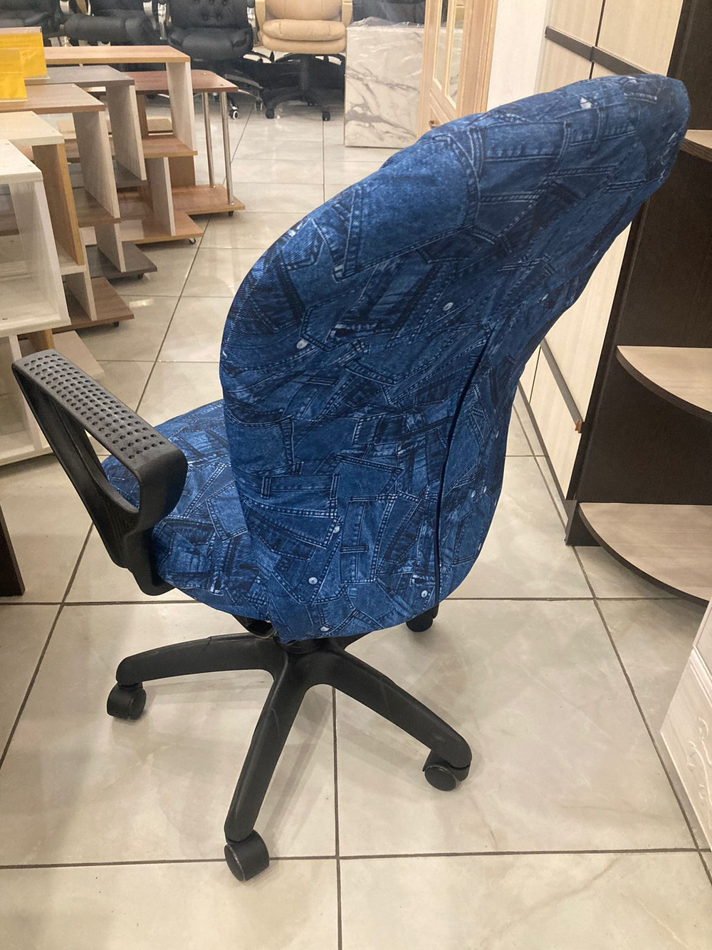 Кресло Варна (К) м джинс син п Гольф (упак)