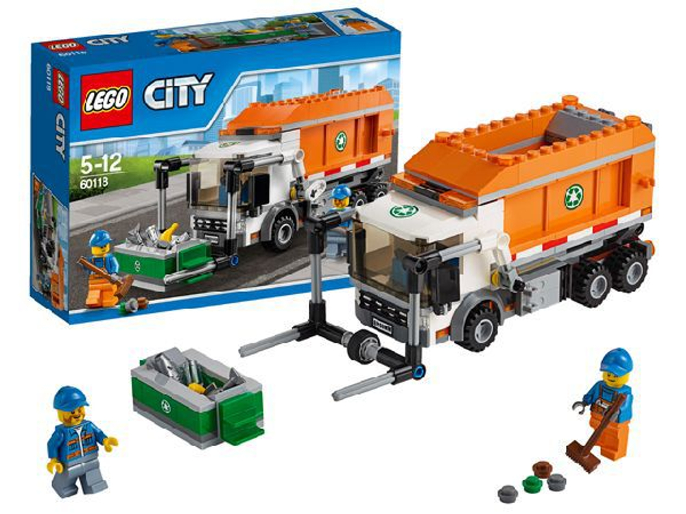 LEGO City: Мусоровоз 60118 — Garbage Truck — Лего Сити Город