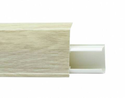 Пластиковый плинтус Royce 55 мм (2200x55x18) 507 Дуб Ниагара