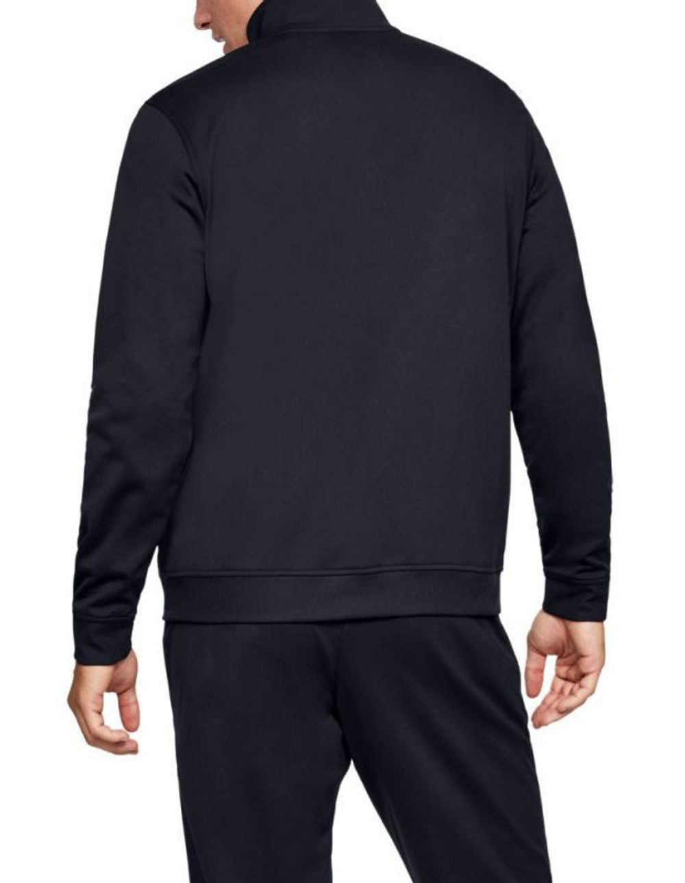 Куртка теннисная Under Armour Sportsyle Tricot Jacket - black/onyx white