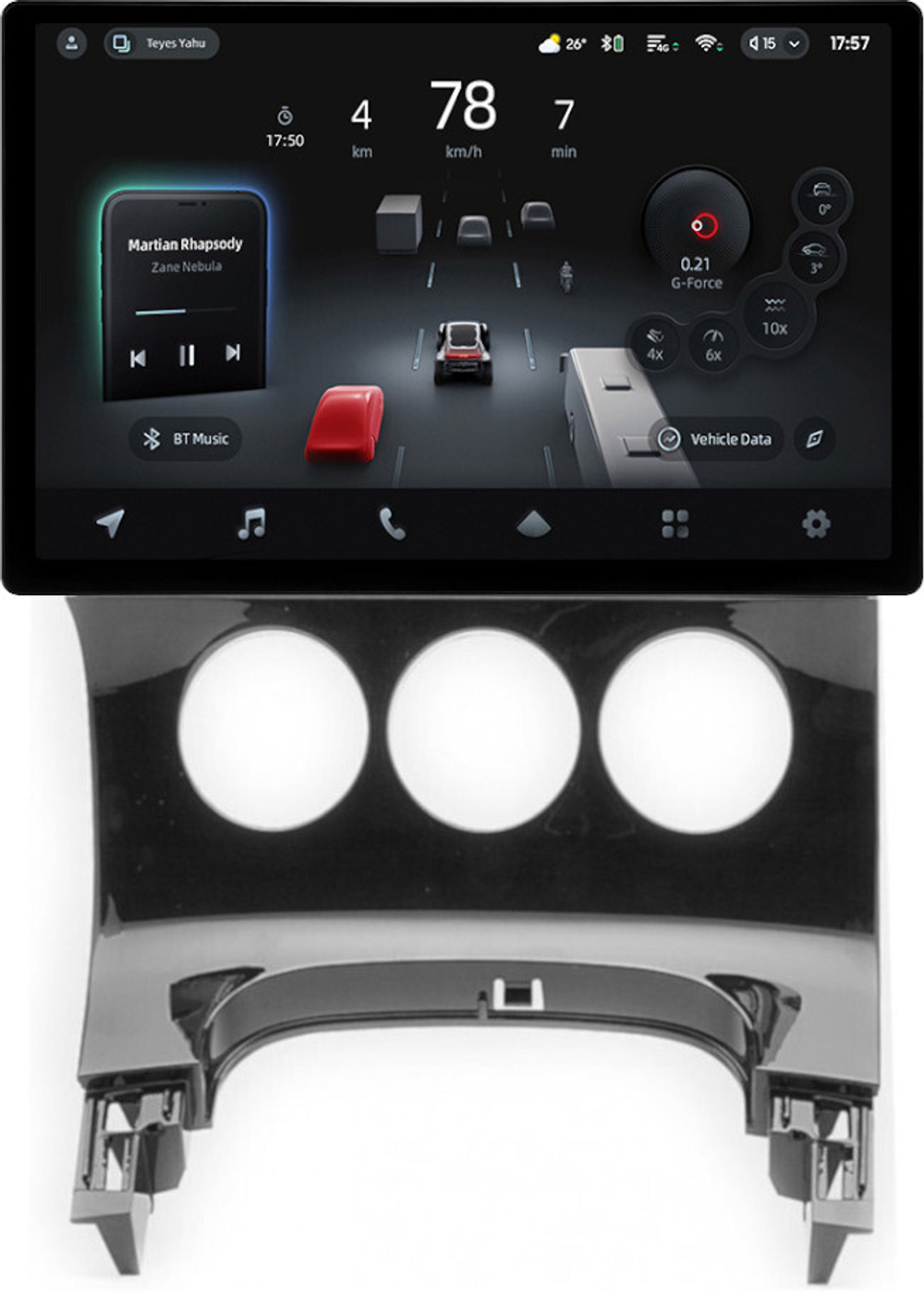 Магнитола для Peugeot 3008 2010-2017 (кондиционер) - Teyes CC4-PRO монитор 13" 2K QLED на Android 13, Snapdragon 778G, 8+128, AI, CarPlay, DSP, 4G SIM-слот