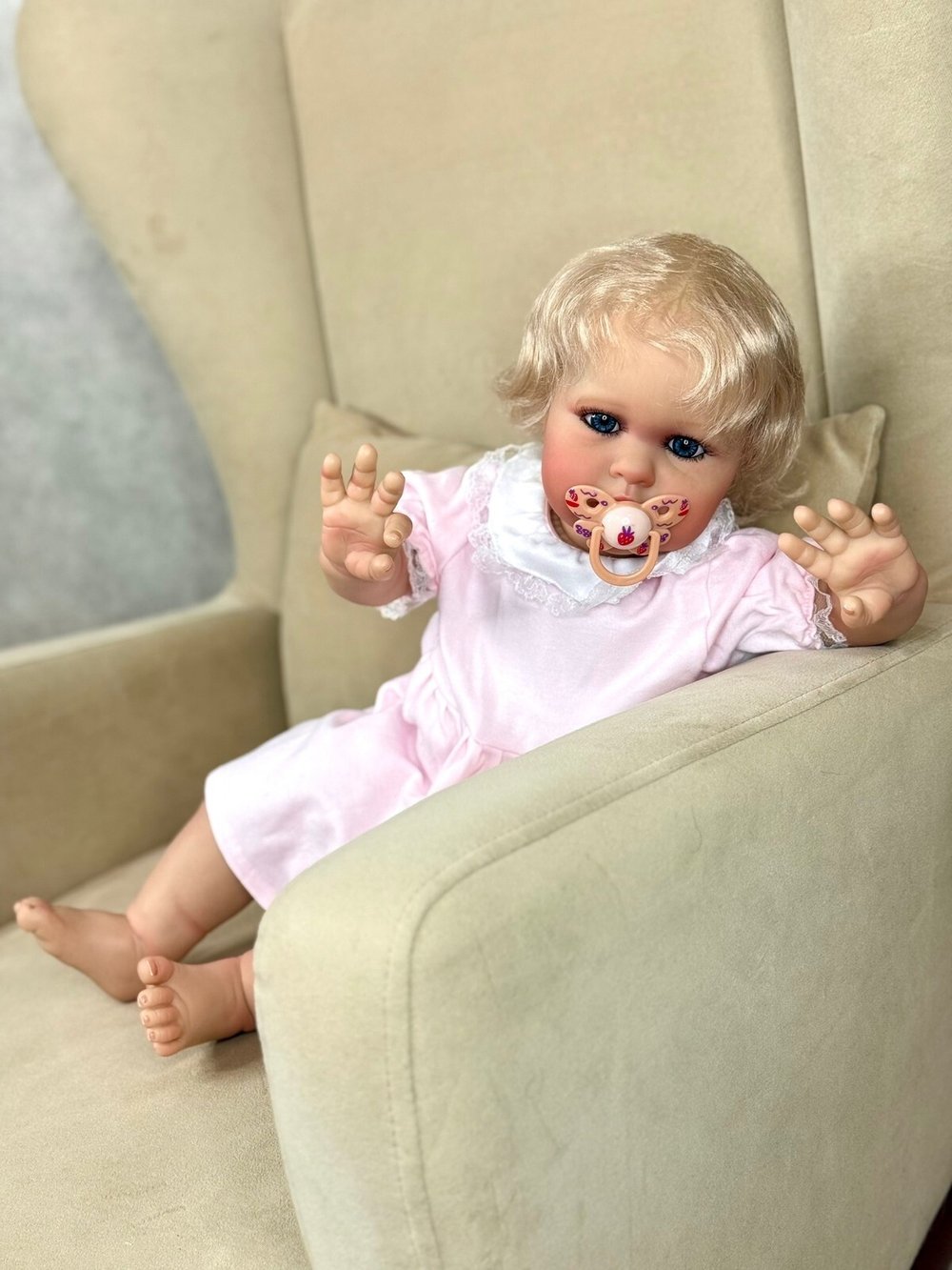 Кукла Реборн мягконабивная 60см (FA-953)