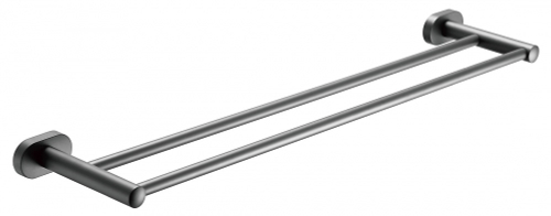 5118-G Полотенцедержатель двойной  (ГРАФИТ) ViEiR  (20/1шт)