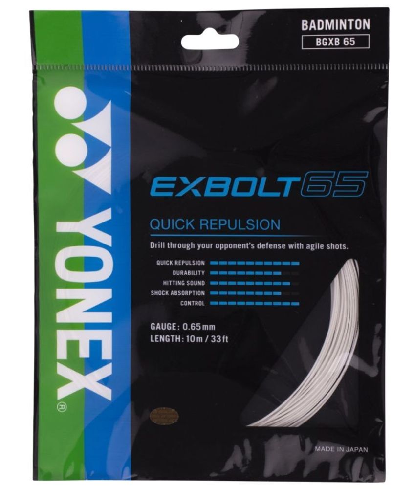 Струны для бадминтона Yonex Exbolt 65 (10 m) - white