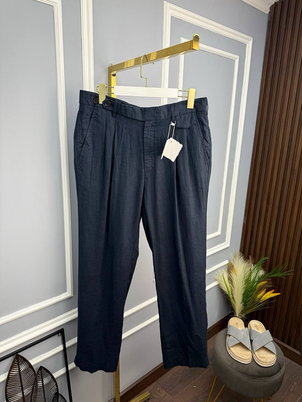 Льняные брюки Brunello Cucinelli