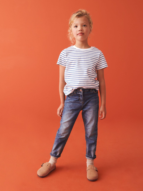 Футболка для девочки Next 986-641, Белый, Синий