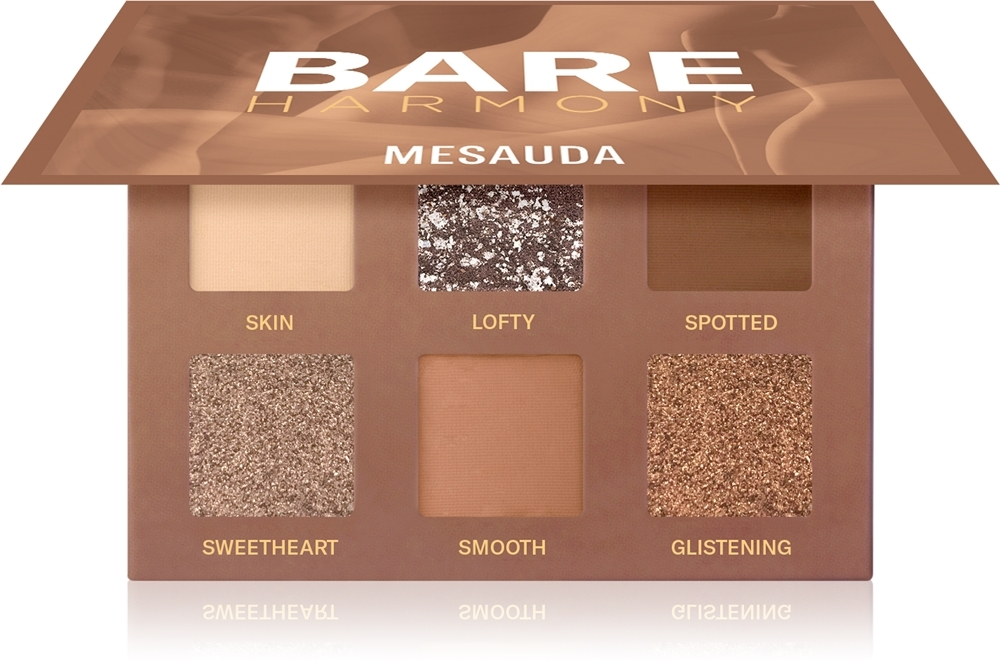 Mesauda Milano Bare Harmony - палитра теней для век, 6× 1 g
