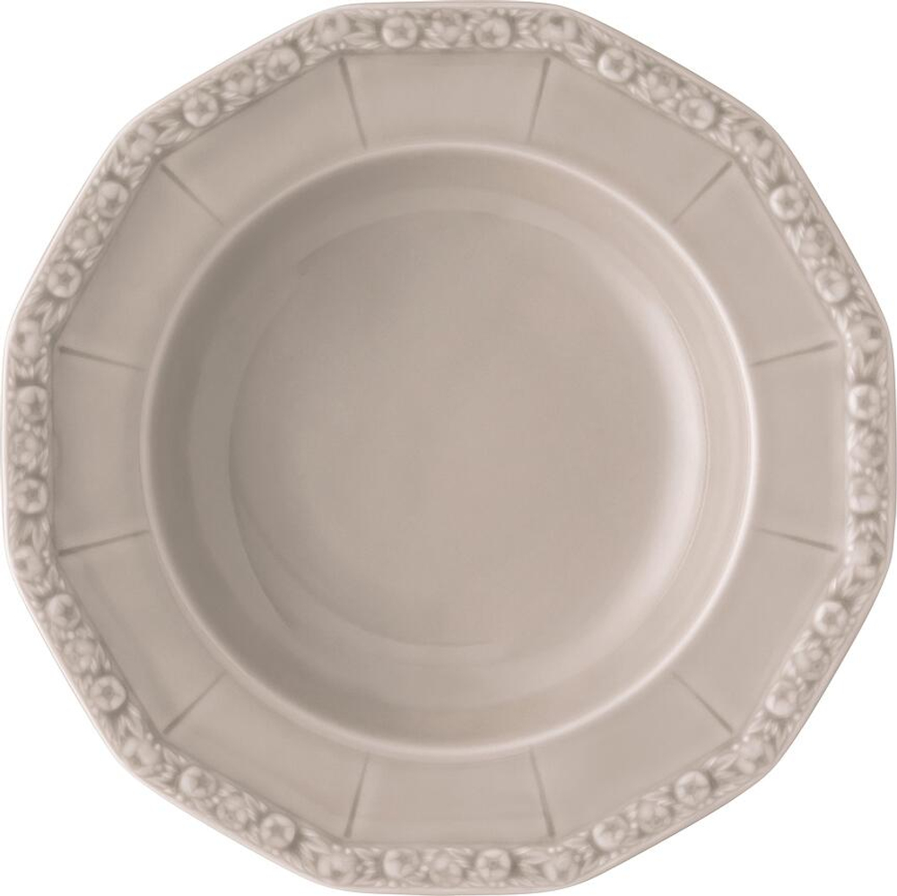 Тарелка глубокая Rosenthal Maria en Vogue Sand, фарфор, 23,6 см, бежевая