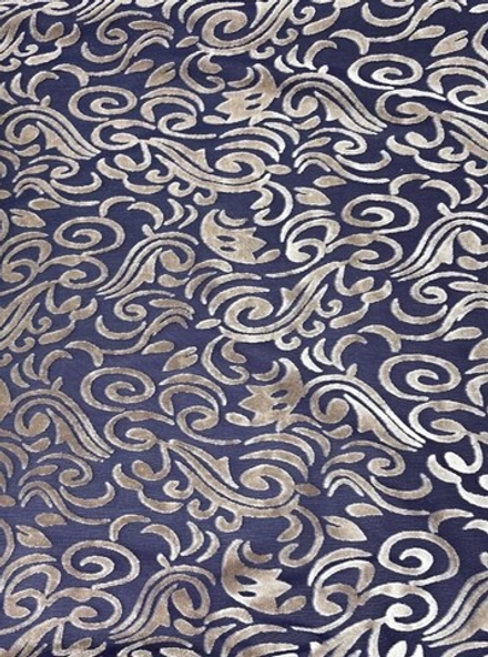 Панбархат стрейч, 90 гр/м2, ПЭ - 95%, Эластан - 5%, ш. 150 см, т.синий/бежевый, под заказ