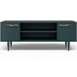 Тумба под ТВ Арт Колор matte 155см Классик Сильвер Зеленый бирюзовый матовый