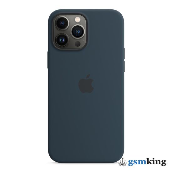 Apple Silicone Case with MagSafe iPhone 13 Pro Max Abyss Blue «Синий омут» MM2T3ZE/A