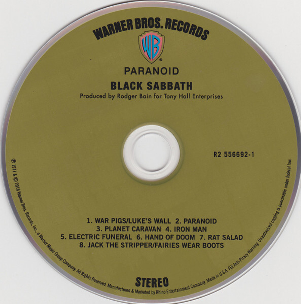 Black Sabbath / Paranoid (Super Deluxe Edition)(4CD)