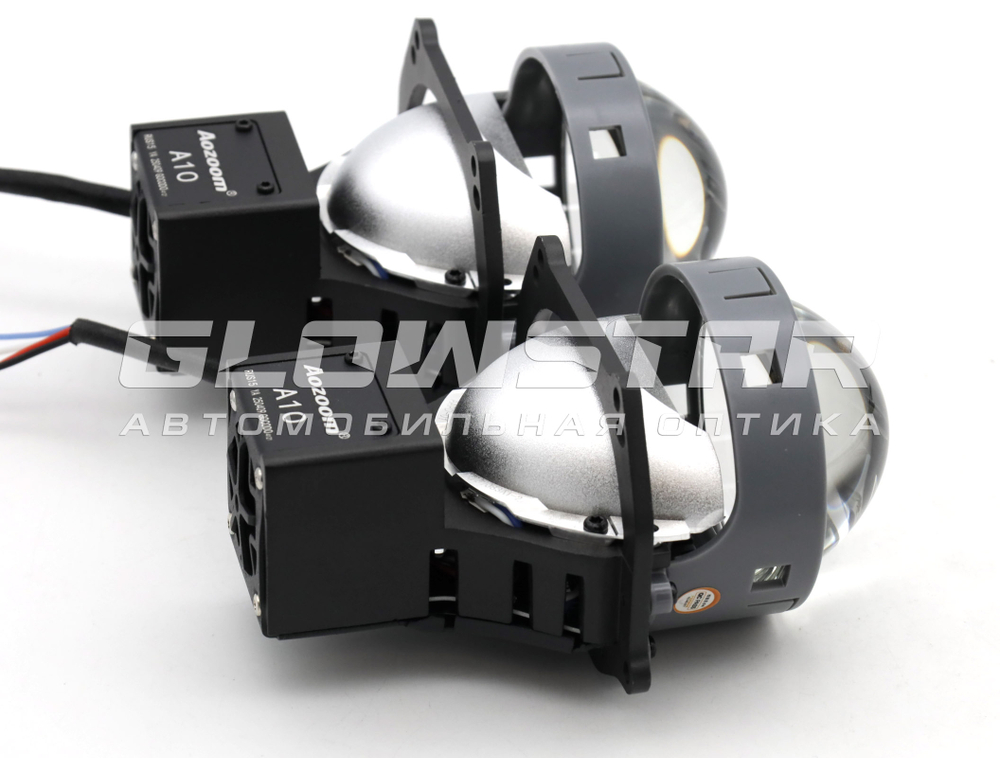 Билед модули Aozoom A10 Unicorn 3.0 дюйма, 2 чипа, 5500К, 12V, 58W/66W, крепление 3R (комплект, 2шт)