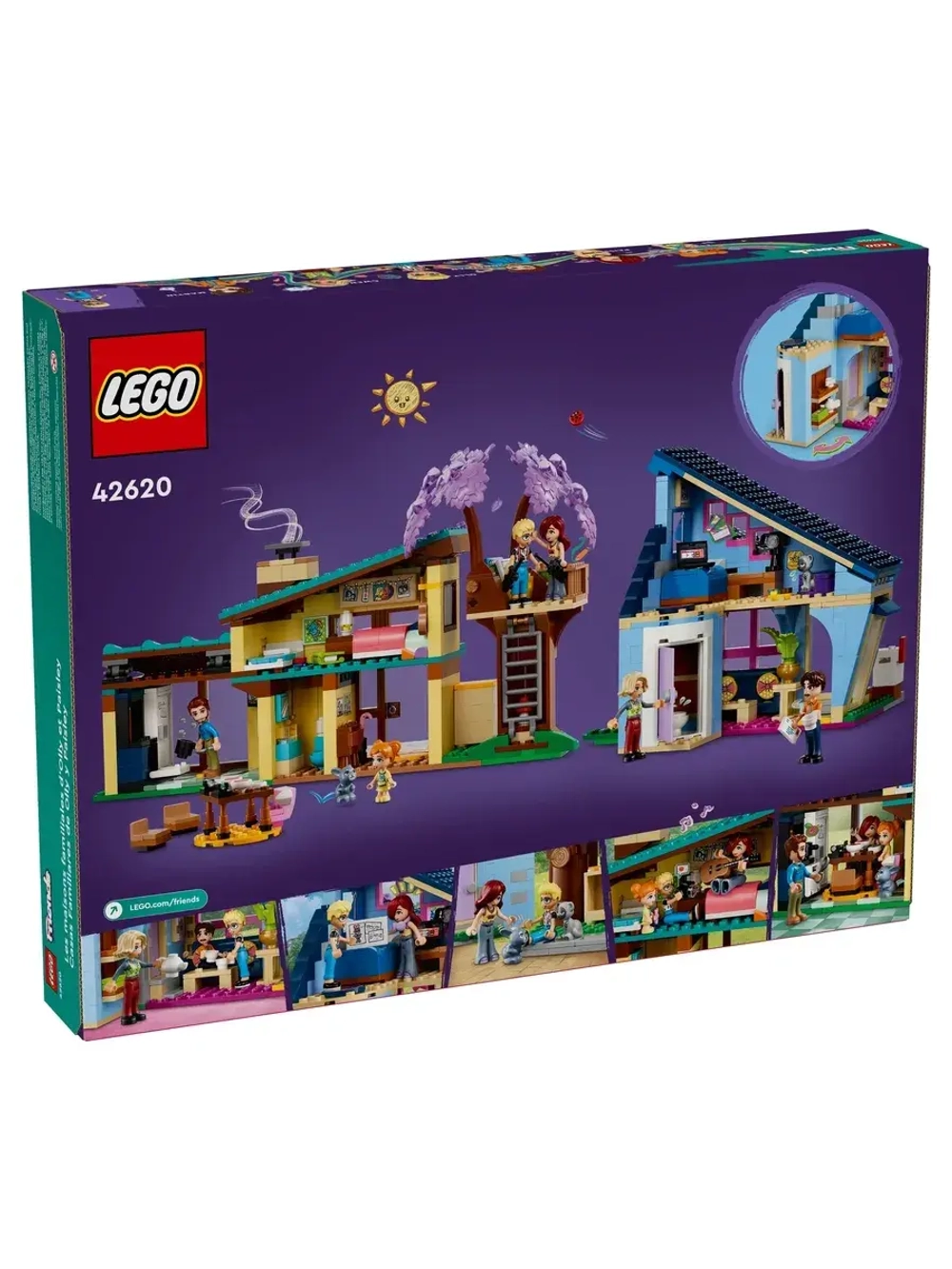 Лего 42620 Семейные дома Олли и Пейсли Lego Friends
