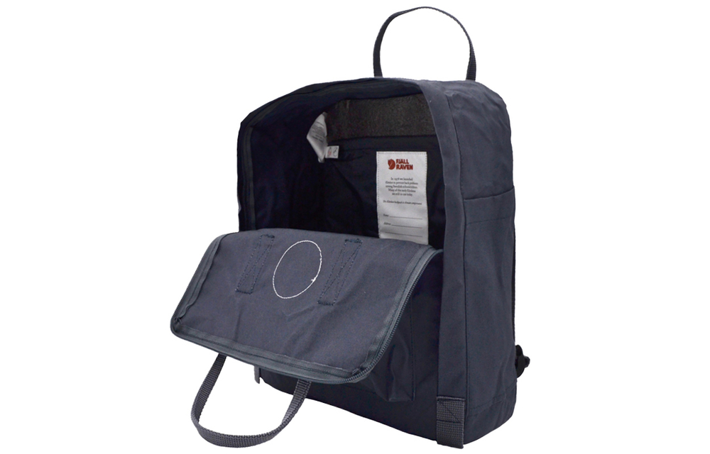 Fjallraven 16L Backpack Outdoor Bag Vinylon Graphite Black Women"s