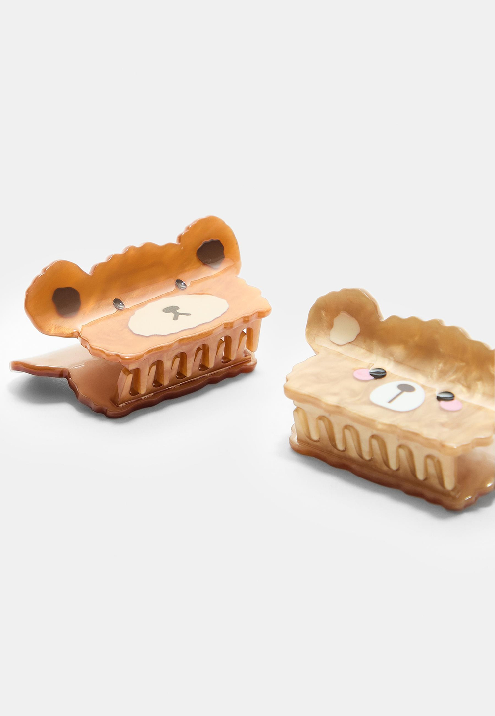 STRADIVARIUS Набор из 2 заколок для волос в форме, медведя