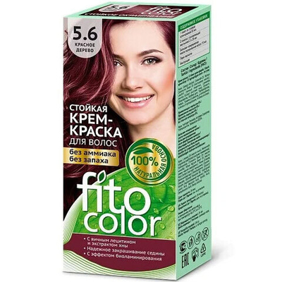 FITOCOLOR.Cтойкая крем-краска (красное дерево) 5.6
