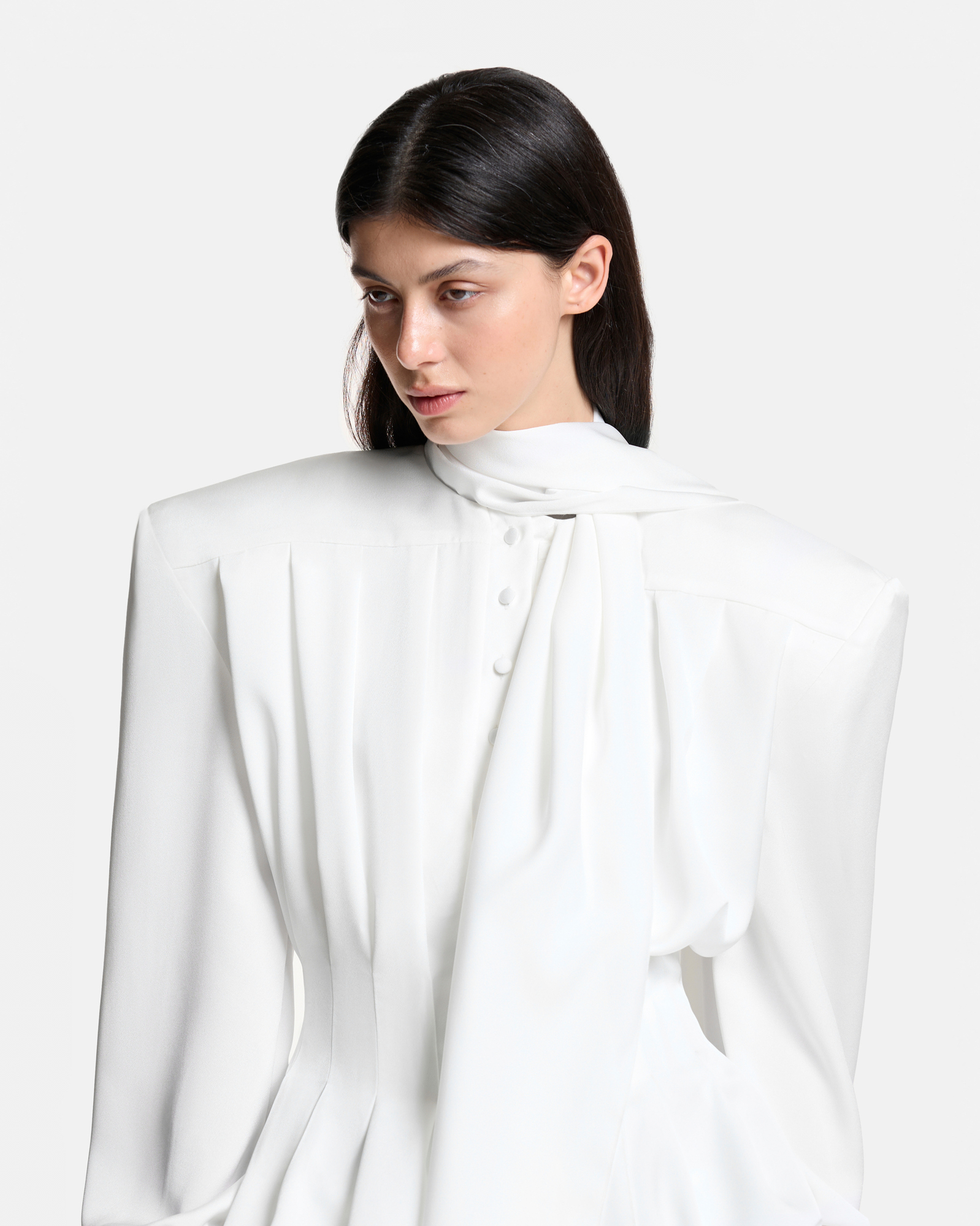 Блуза с лентами