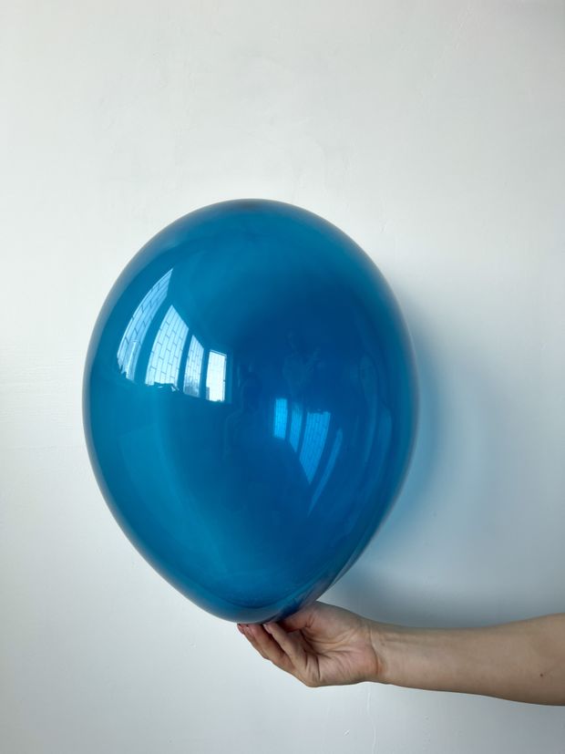 B Шар кристалл 12" / 30 см 033 синий (БГ-17)