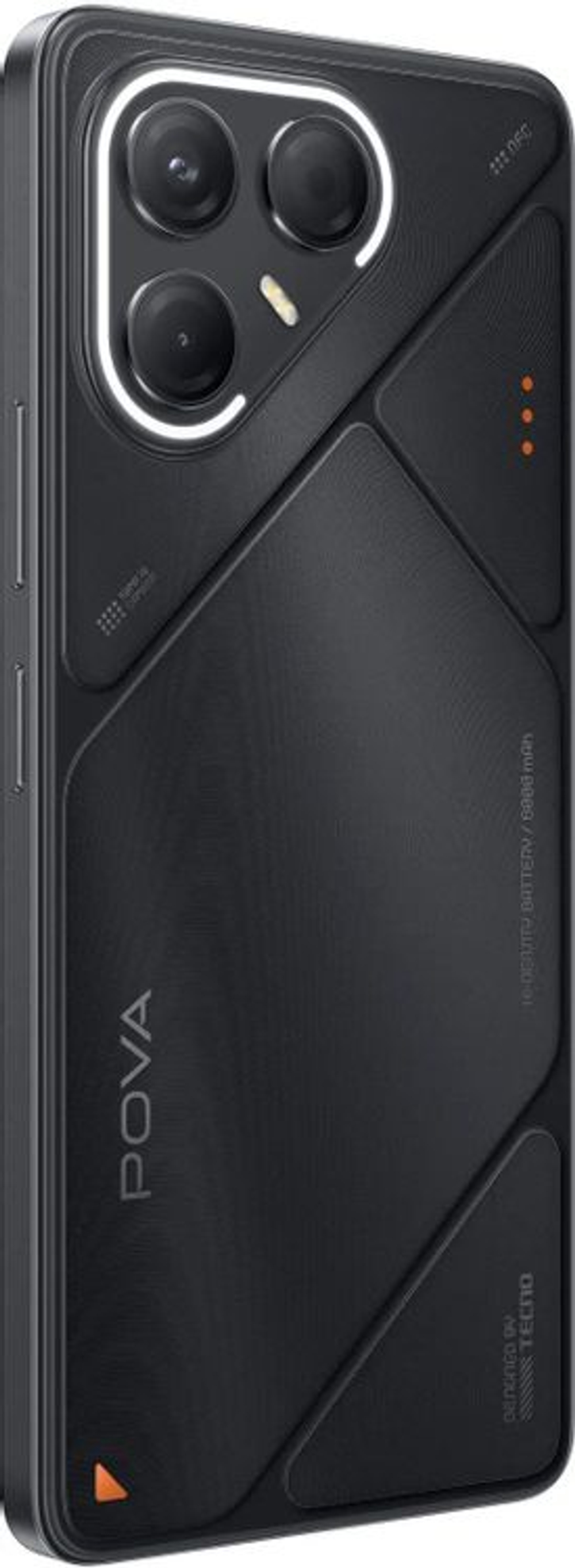6.78" Смартфон TECNO Pova 7 5G 8/256Gb,  NFC,  IPS,  144Гц,  6000мAч,  черный